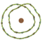 The Bead Chest Java Glass Beads Medley: Cylindrical 4-6mm Beads for DIY Crafts & Jewelry | Full Strand